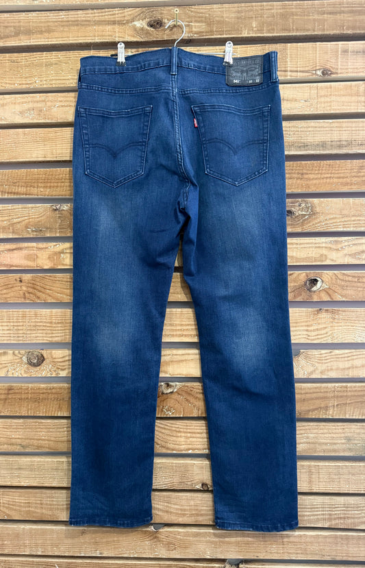 Vintage 90s Levi’s 541 Dark Blue/ Indigo Jeans. Waist 34” leg 31.5”