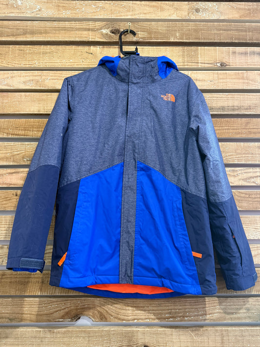 The North Face Boundary Triclimate Waterproof Outdoors Jacket. Blue. Size XL boys. Small adult too. Ski/ winter