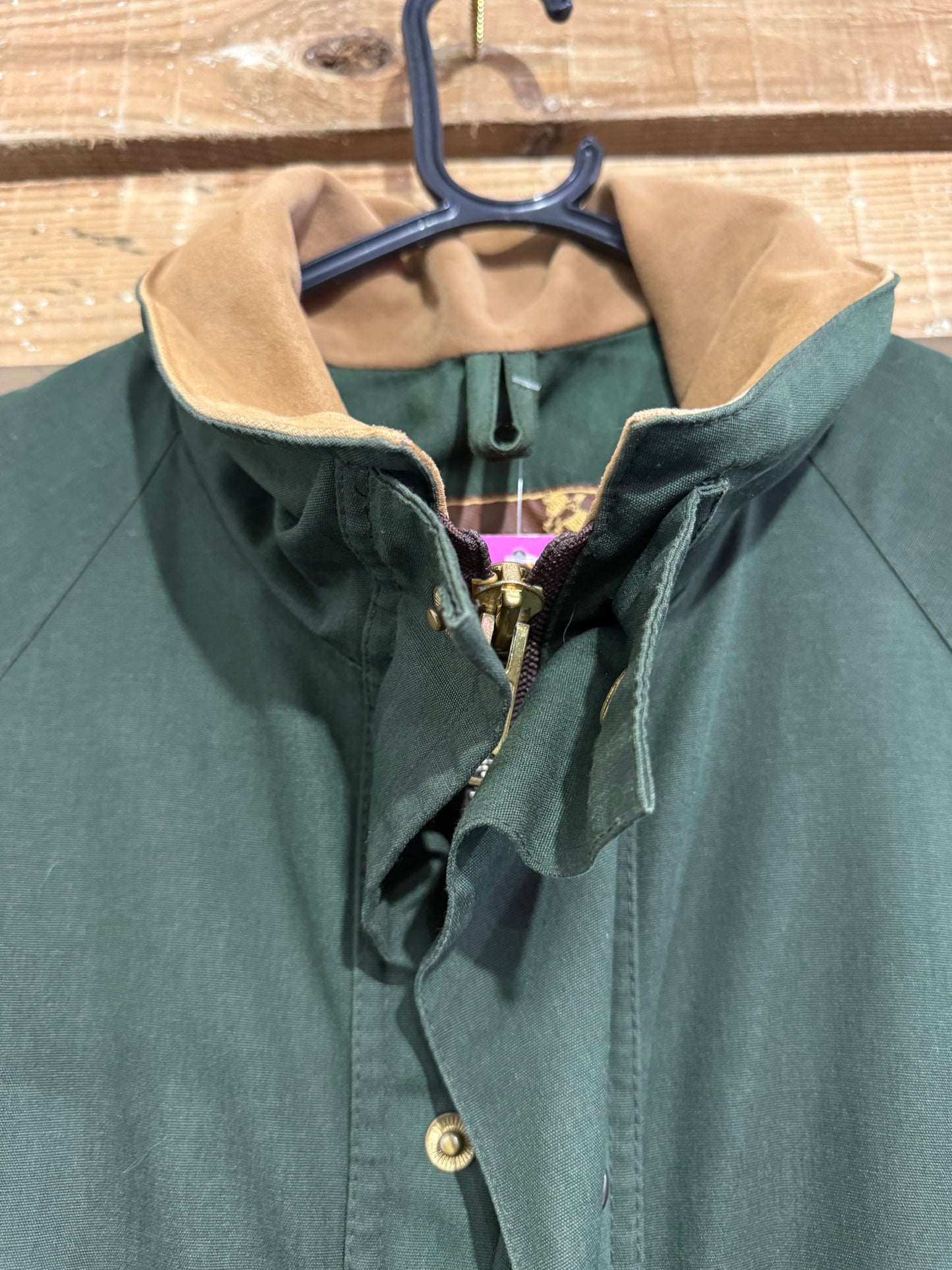 Vintage 90s John Partridge Gore-Tex Hunting Green Jacket. Size Medium.