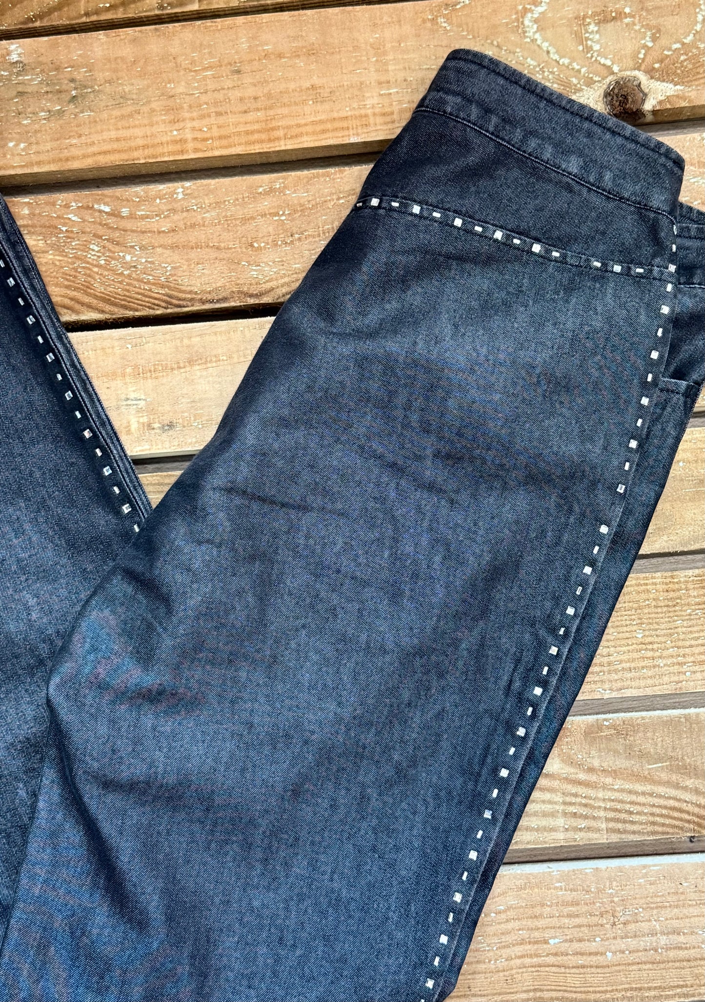 Vintage Y2K Next Jeans. Low rise bootcut. Diamanté.  Waist 29” Size UK8-10