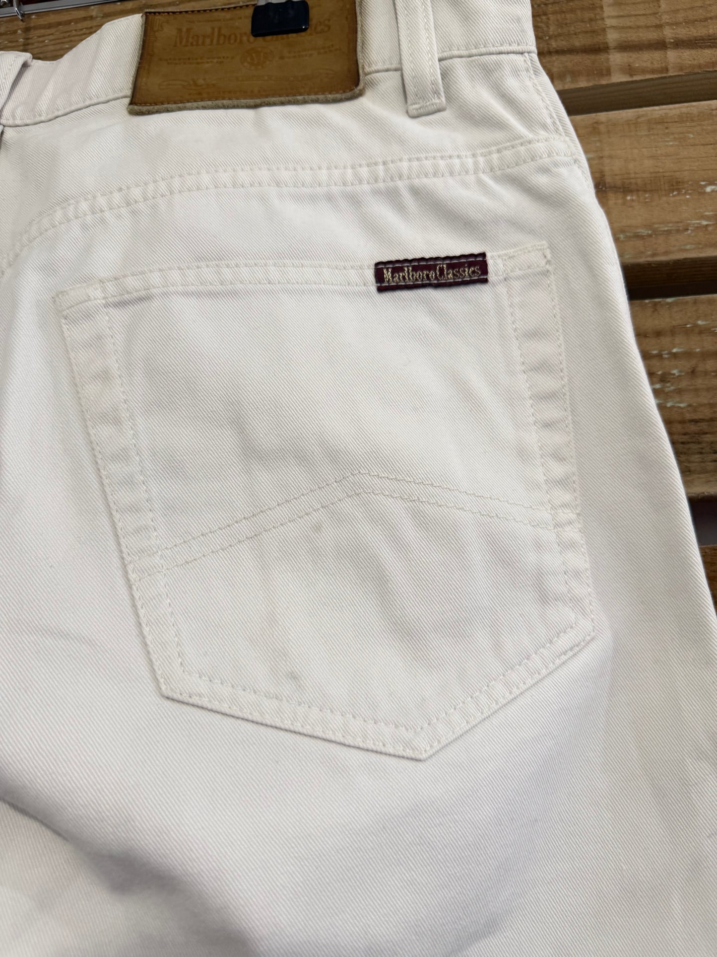 Vintage 90s Marlboro jeans pants/ trousers. 32” waist, 31” leg.
