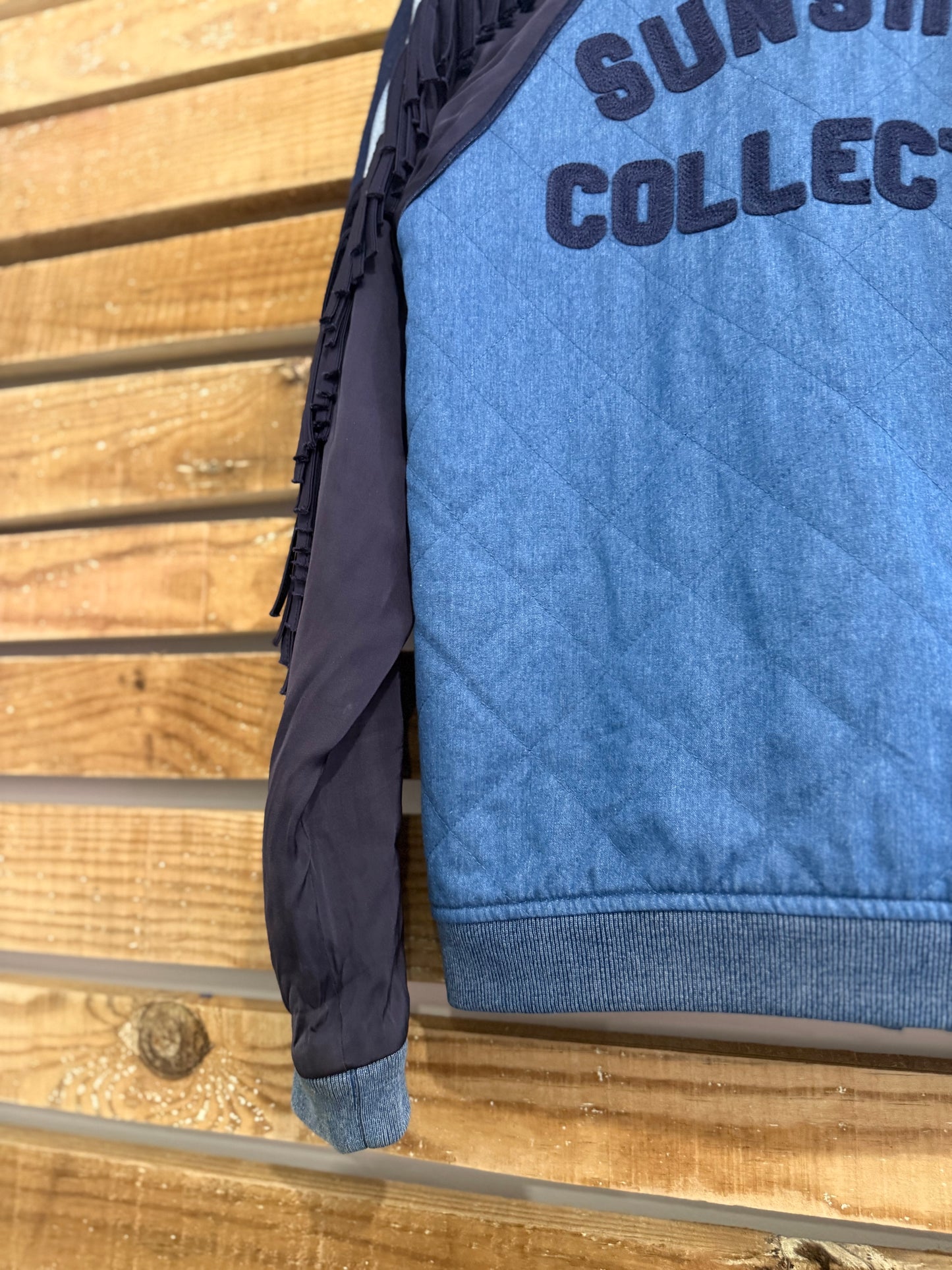 Scotch and Soda Sunshine Collectors tasselled Varsity/ College Bomber Jacket. Size Small.