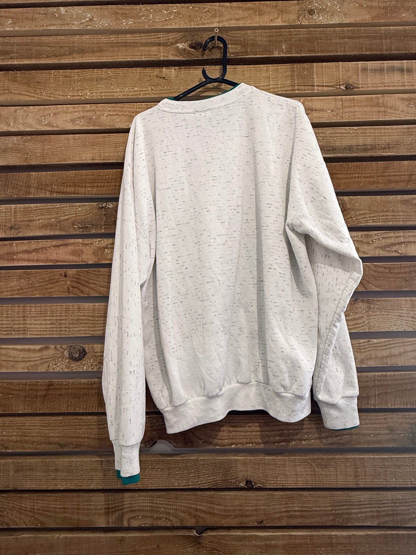 Vintage 80s Midwestern print Motif Sweater/ Sweatshirt. Size XL. USA