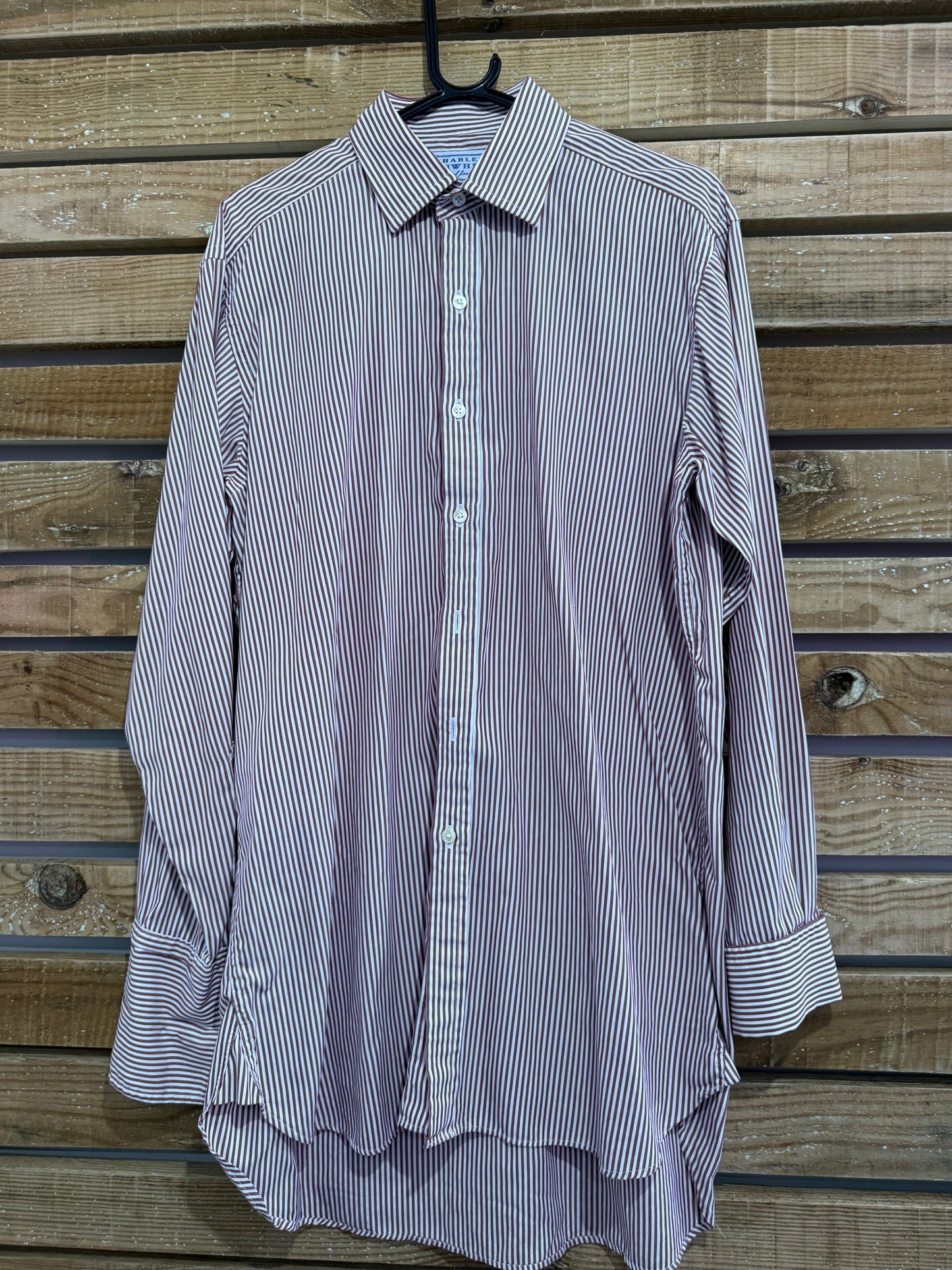 Charles Tyrwhitt striped shirt - Size Large. 16” collar.