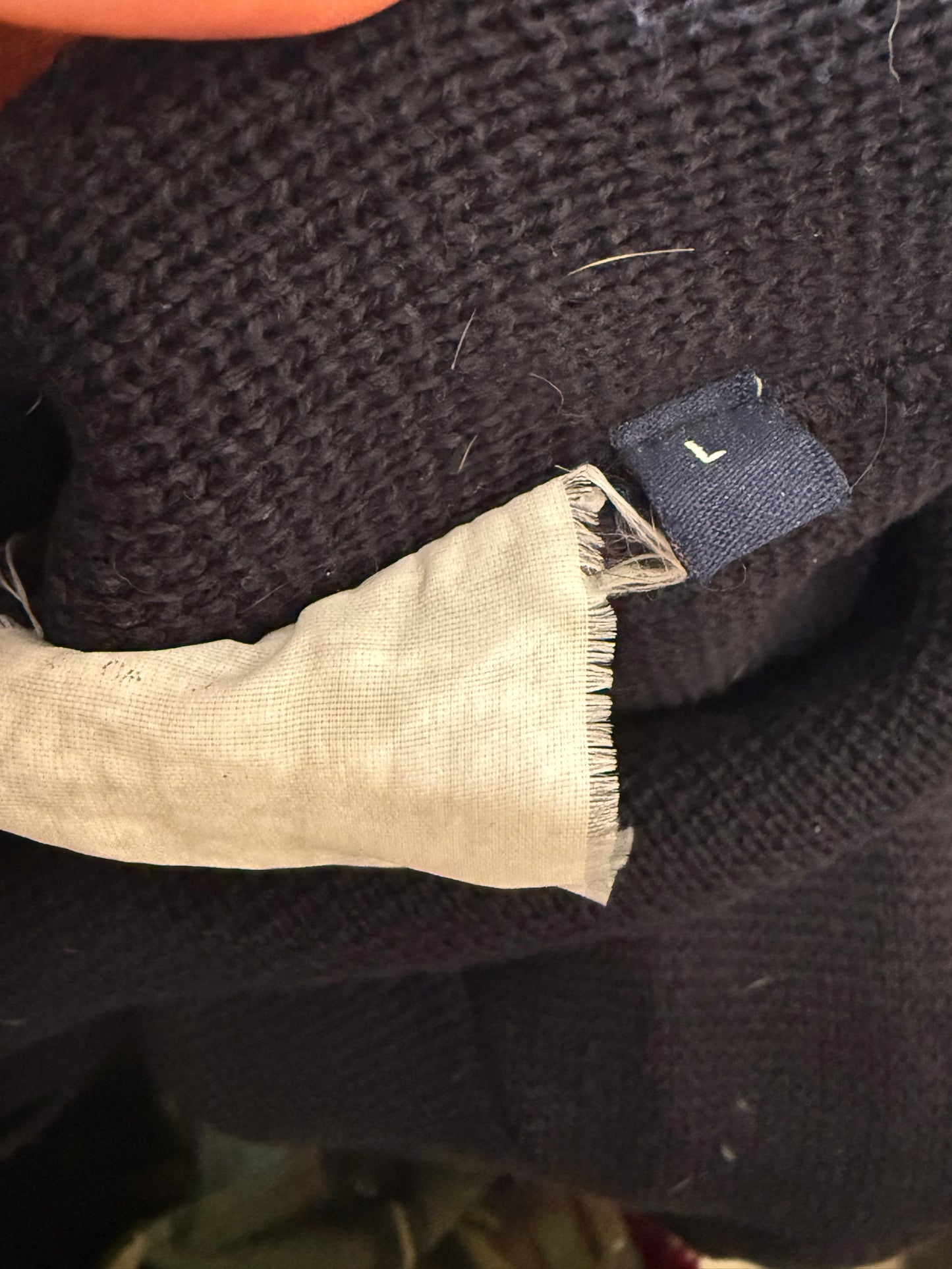 Vintage 90s Prada 1/4 zip knit jumper/ sweater. Size Large.