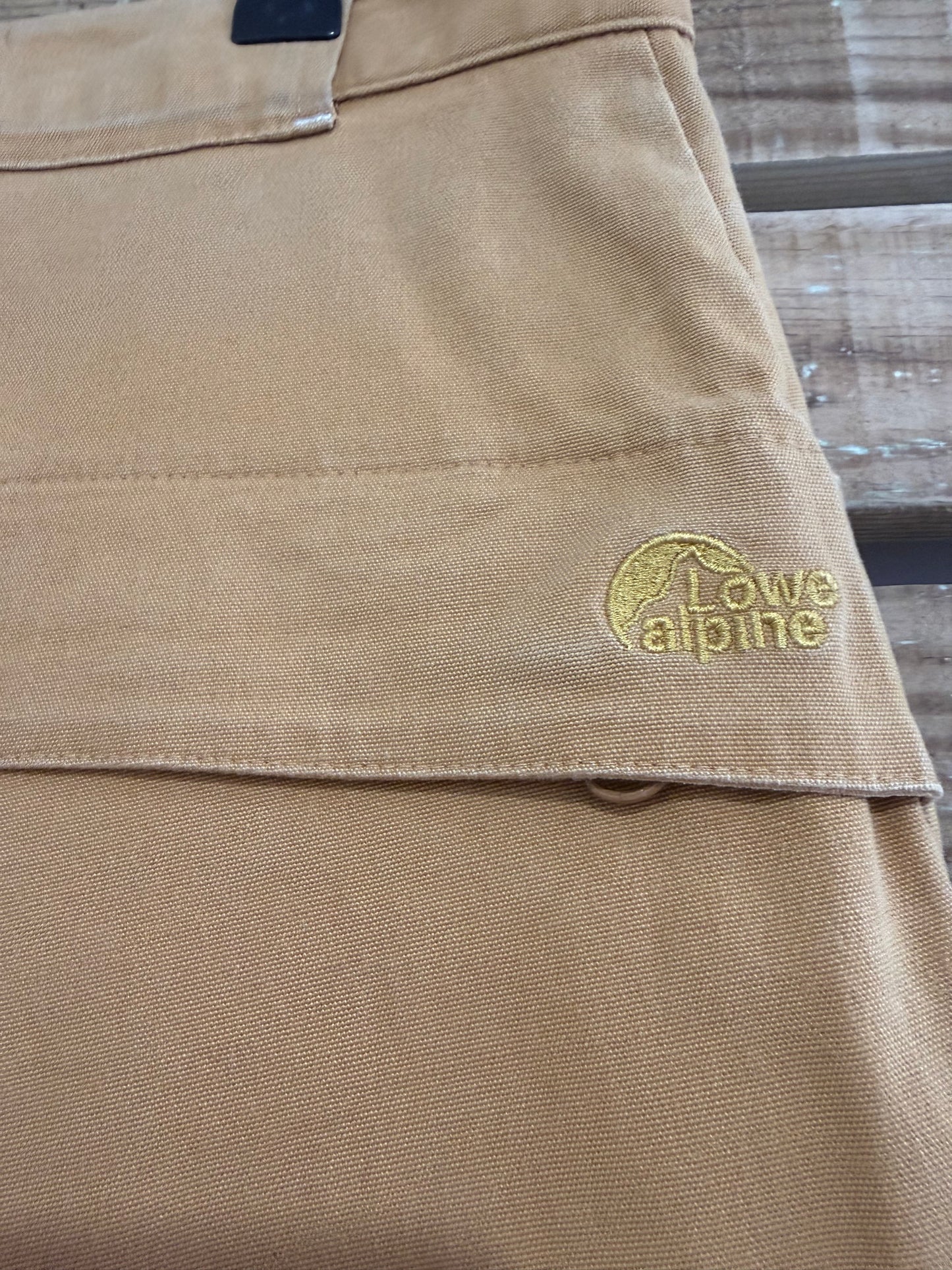 Lowe Alpine walking shorts. Hiking/ Climbing. Sand. 32” waist.