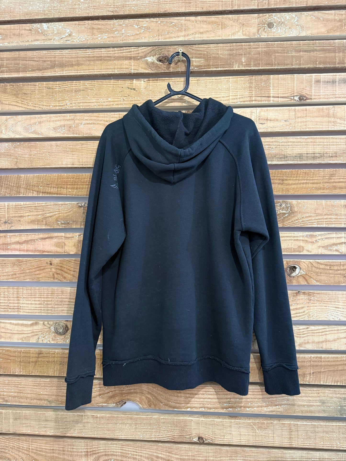 Vintage Y2K Firetrap Black Seal hoodie. Hooded sweater. Black Size Large.