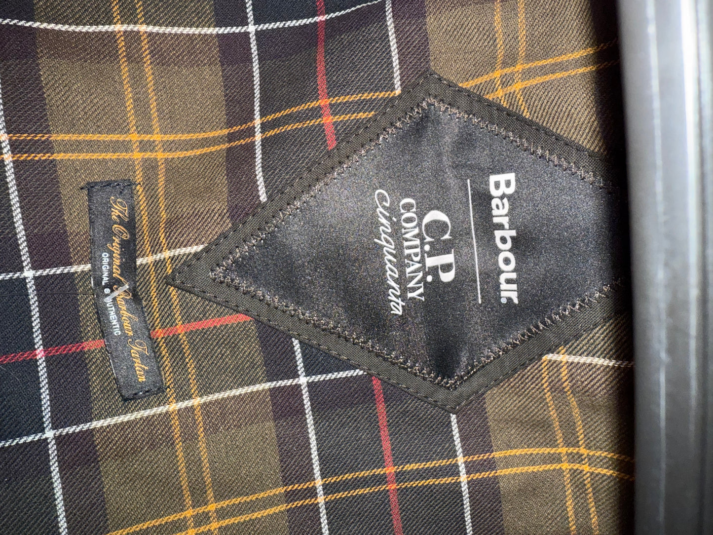 Barbour x C.P. Company 500 Miglia multi-pocket waxed jacket. RARE. Goggles. Charcoal.