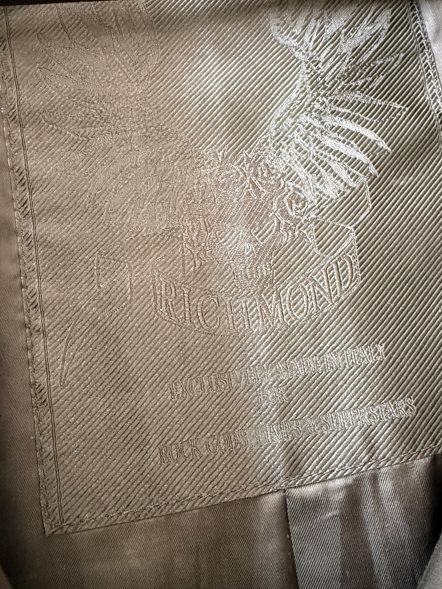 Vintage Y2K John Richmond double breasted mac miltary style jacket. Size Medium. Black.