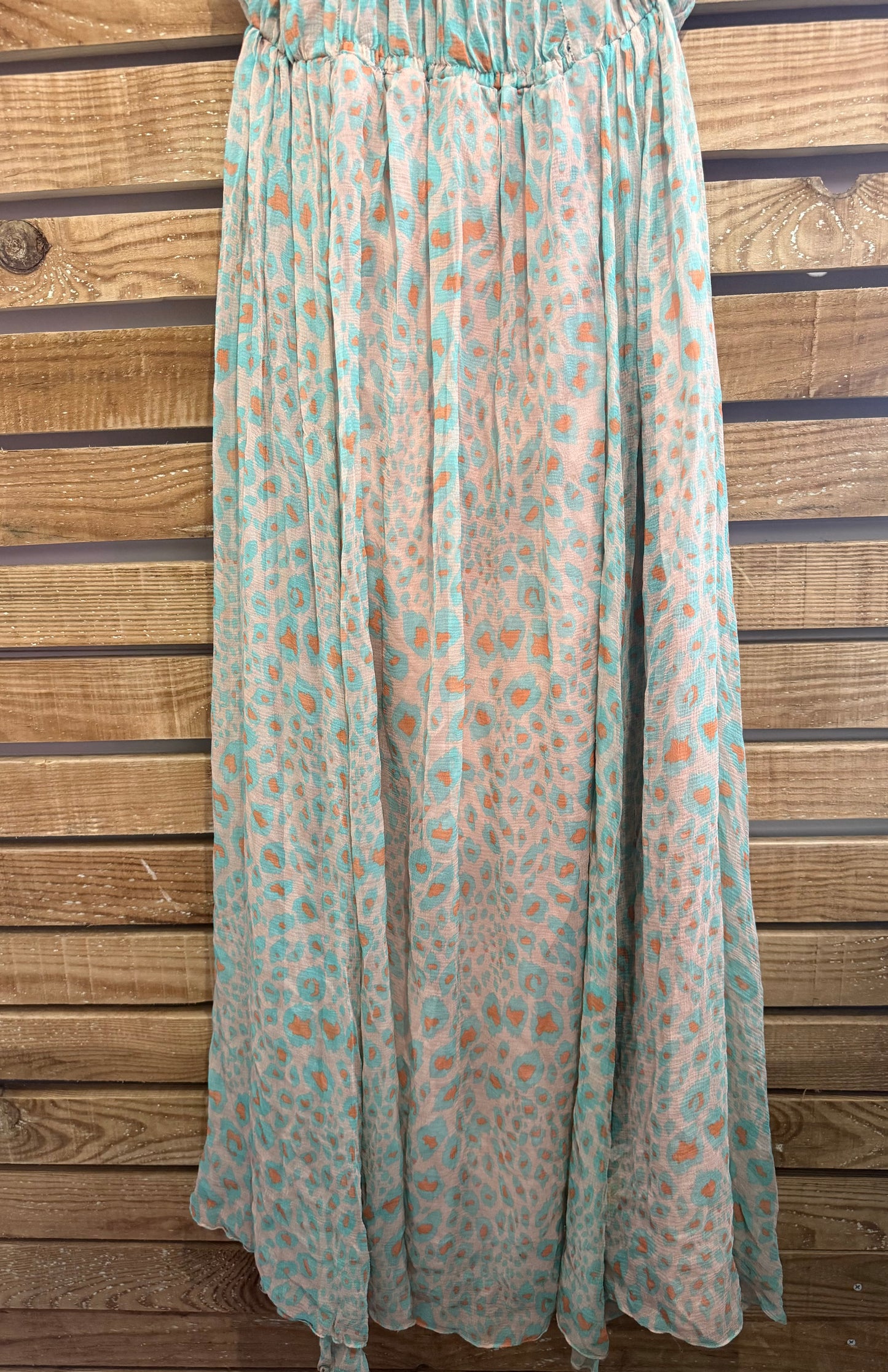 Marlene Birger 100% silk maxi dress. Summer/ festival/ evening/wedding. Size 8-10.