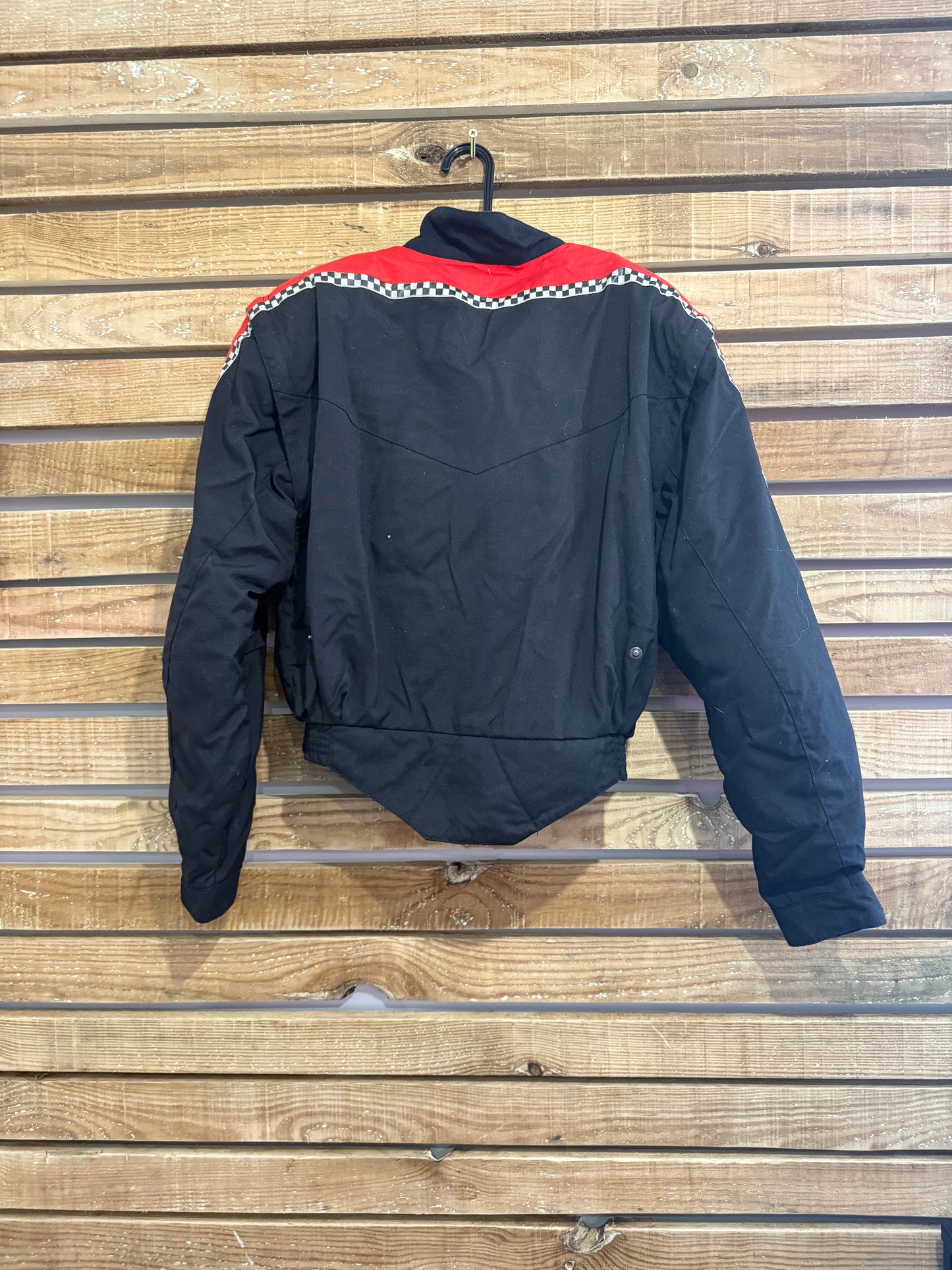 Vintage Y2K Frank Thomas racing/ biker jacket. Size Medium.