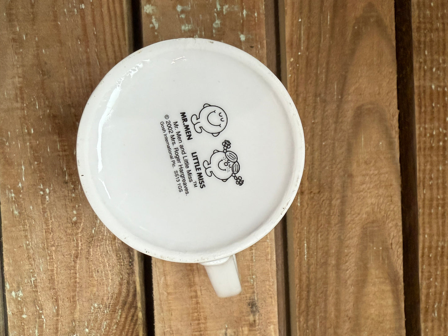 Vintage Y2K Mr Men - Mr Mean Mug.