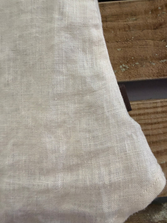 Barbour linen cream shirt. Safari/ adventure/ summer. Size Small