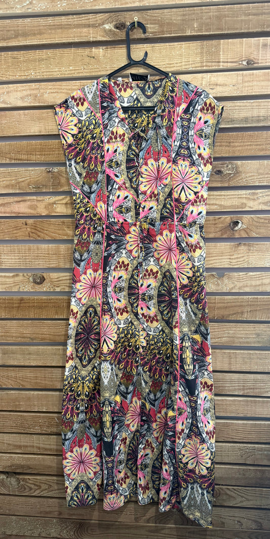 Sandro x Dree Hemingway floral maxi dress. Summer/evening/wedding. Size 8-12.