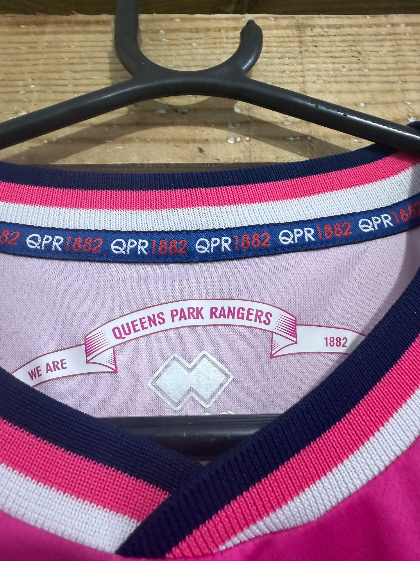 Queens Park Rangers (QPR) Errea 2018-2019 Away Football Shirt. Size Large.