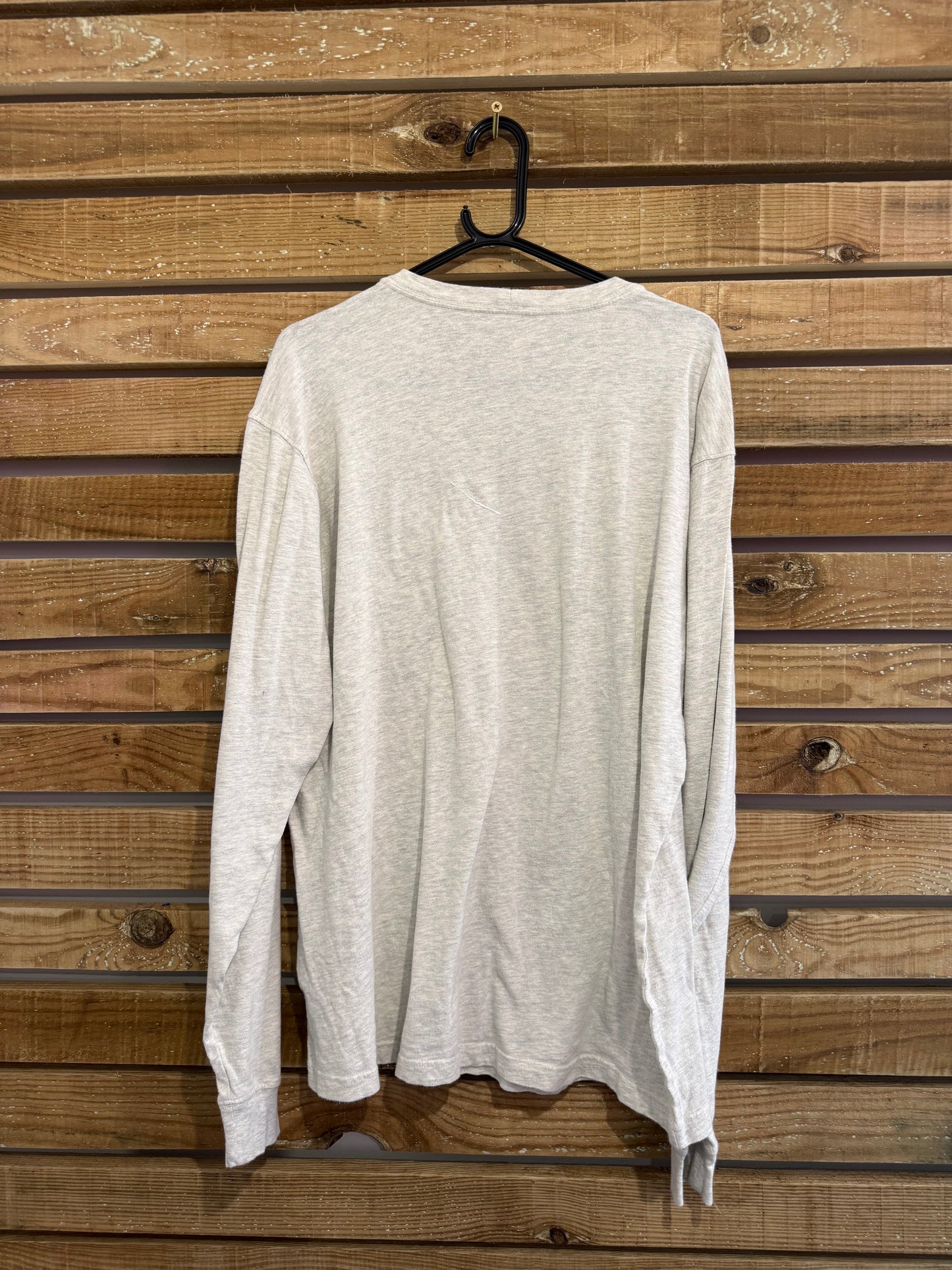 Carhartt built by hand long sleeved logo t-shirt. Workwear/ cowboy/ USA. Size Large.