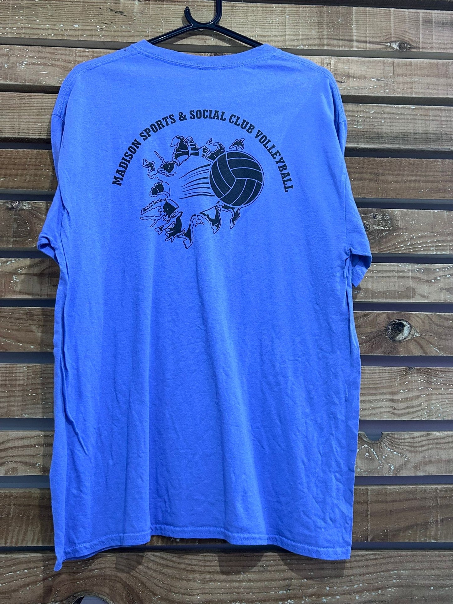 Vintage 90s Madison USA spell-out sports top/ t-shirt. Size Small.