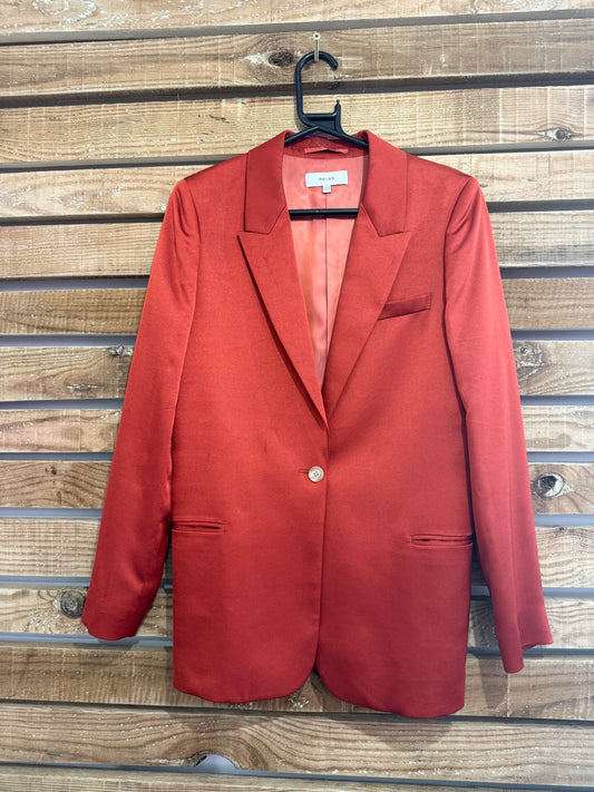 Reiss button up blazer/ jacket. Rust/ orange. UK8