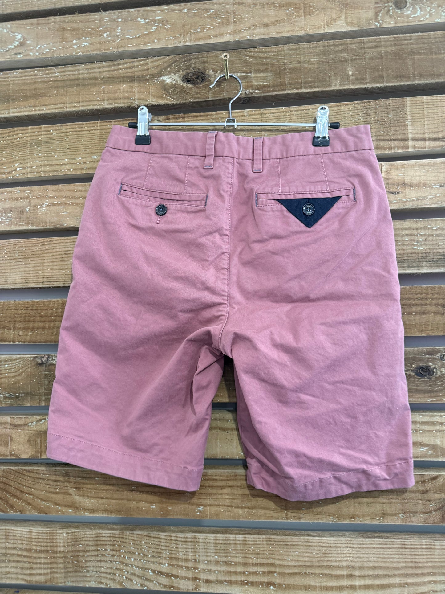 Ted Baker chino cotton shorts. 28” waist. Pink. Golf/summer/holiday.