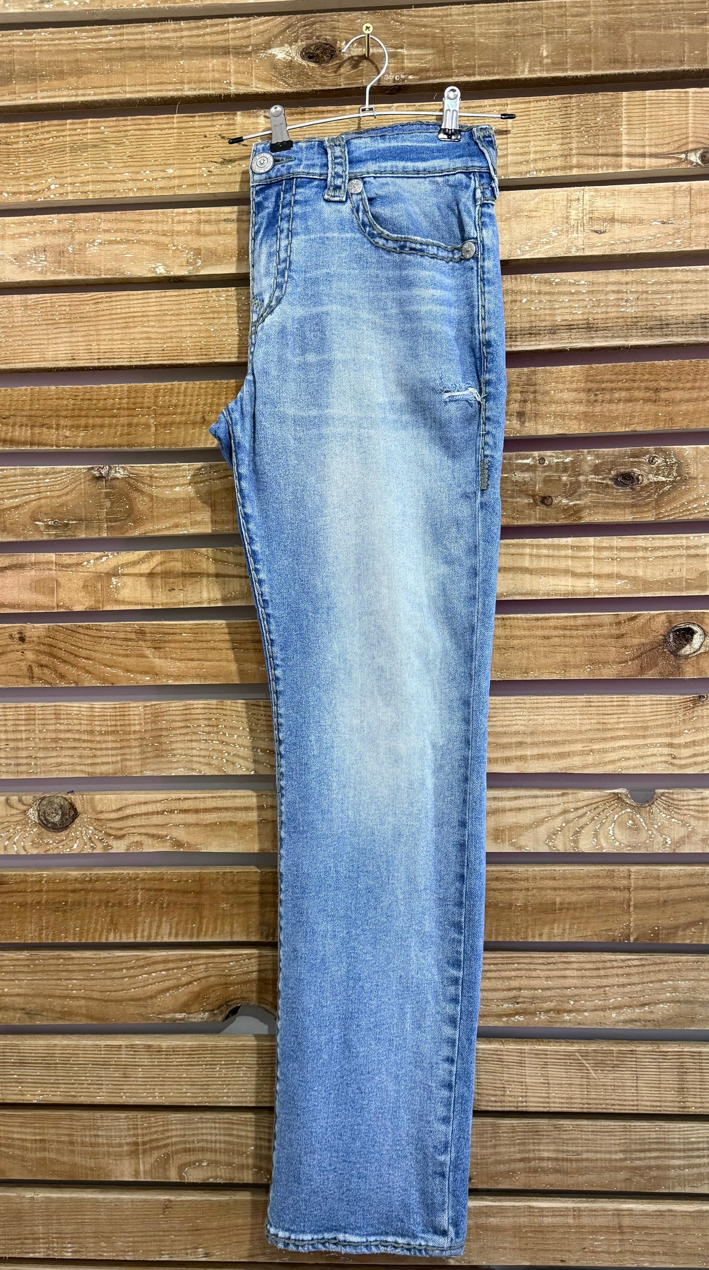 Vintage Y2K True Religion Jeans. Blue. 34” waist, 33” leg.
