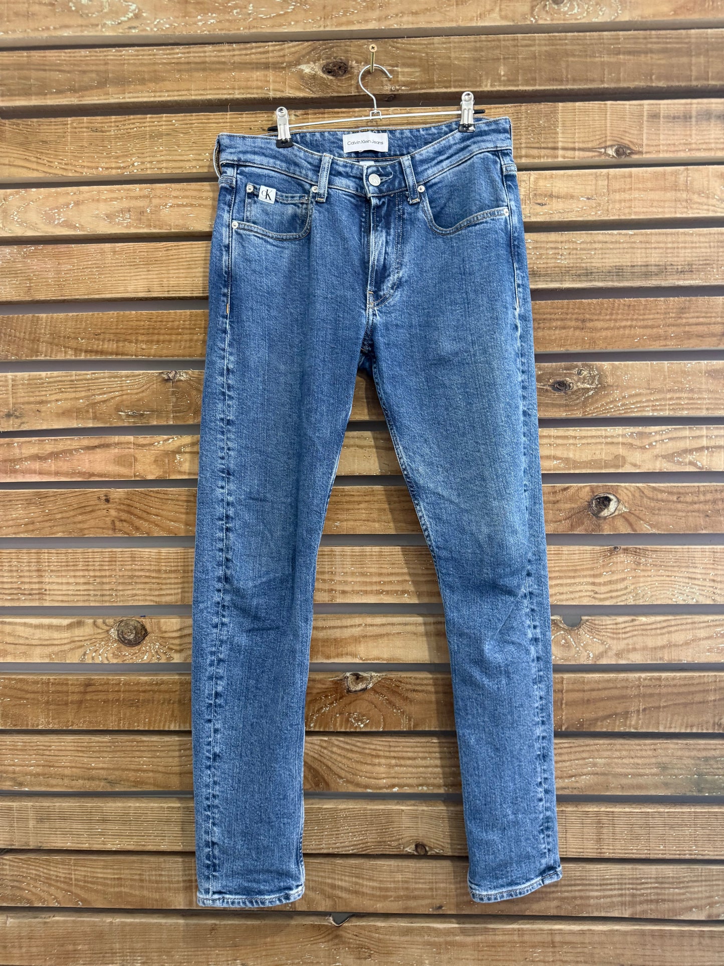 Calvin Klein light blue jeans. Waist 30”leg 30”