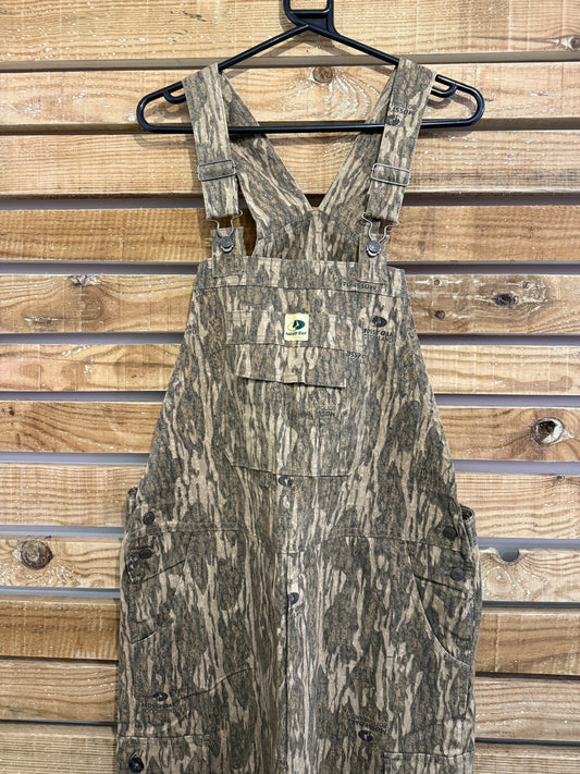 Mossy Oak Realtree Camo Bib overalls/ dungarees. Fishing/ hunting/ festival. Large. Deadstock