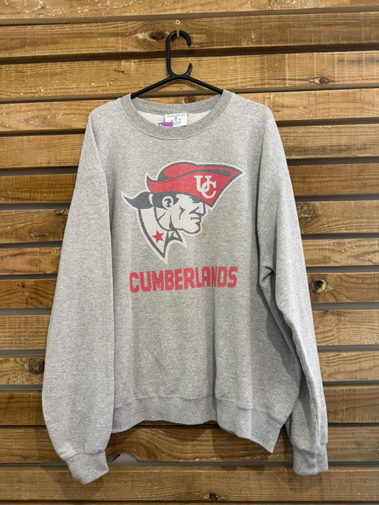 Vintage 90s Champion Cumberlands  spell-out sweater/ sweatshirt. USA. Size XXL
