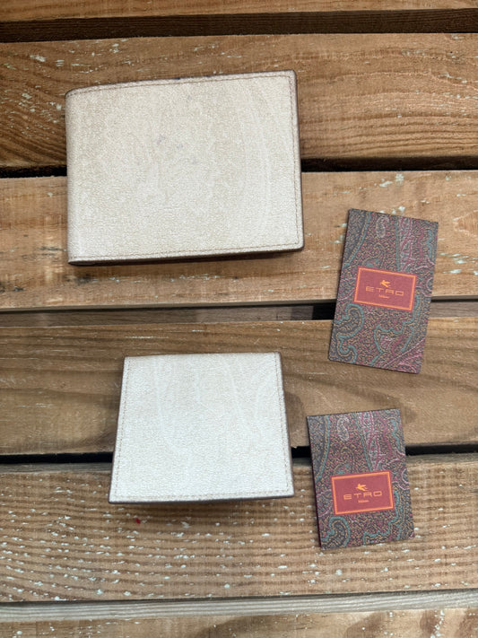 BNWT Etro paisley coin purse & wallet.