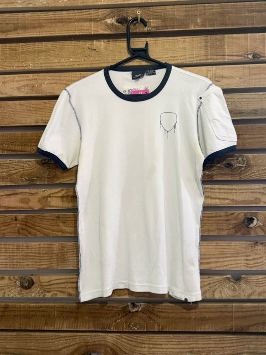 Vintage Y2K G-Star motif T-shirt. Size Large. Rave.