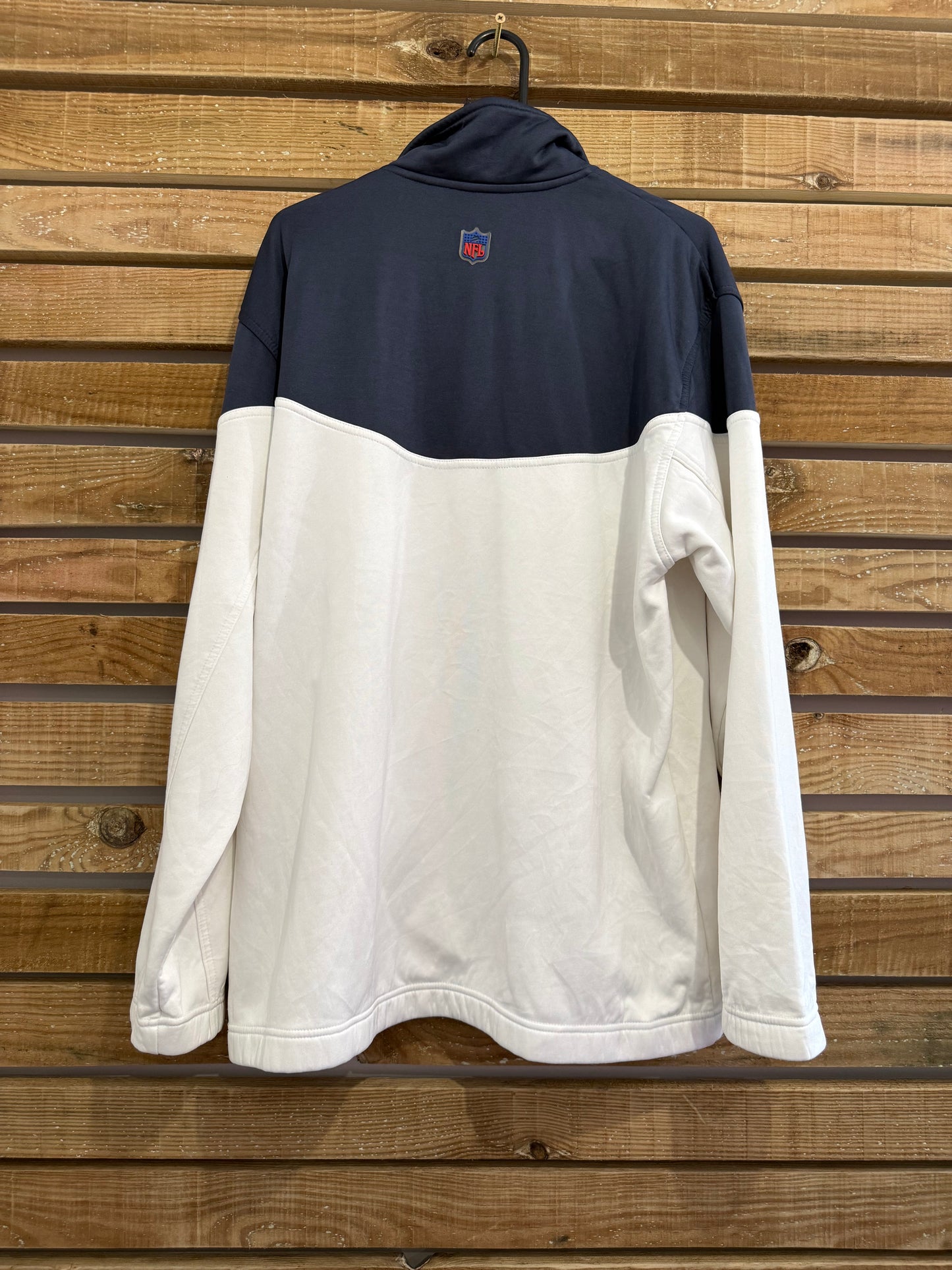 Vintage 90s NFL Reebok Chicago Bears 1/4 zip Sweater/sweatshirt. Size Large.