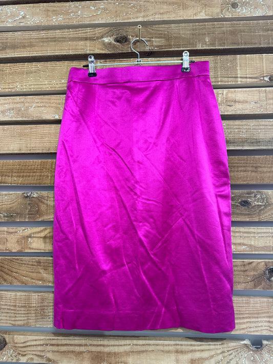 Vintage 80s Escada fuchsia pink skirt. Summer. Waist 29” size 8-10