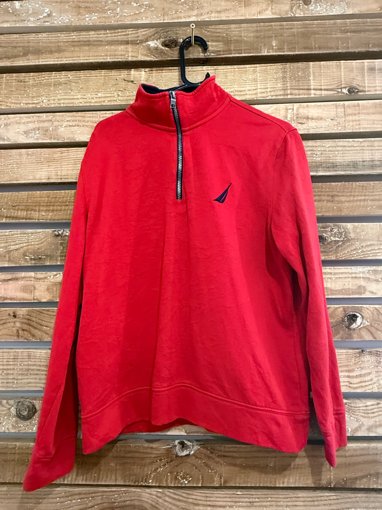 Vintage 90s Nautica 1/4 zip sweater/ sweatshirt. Size Small.