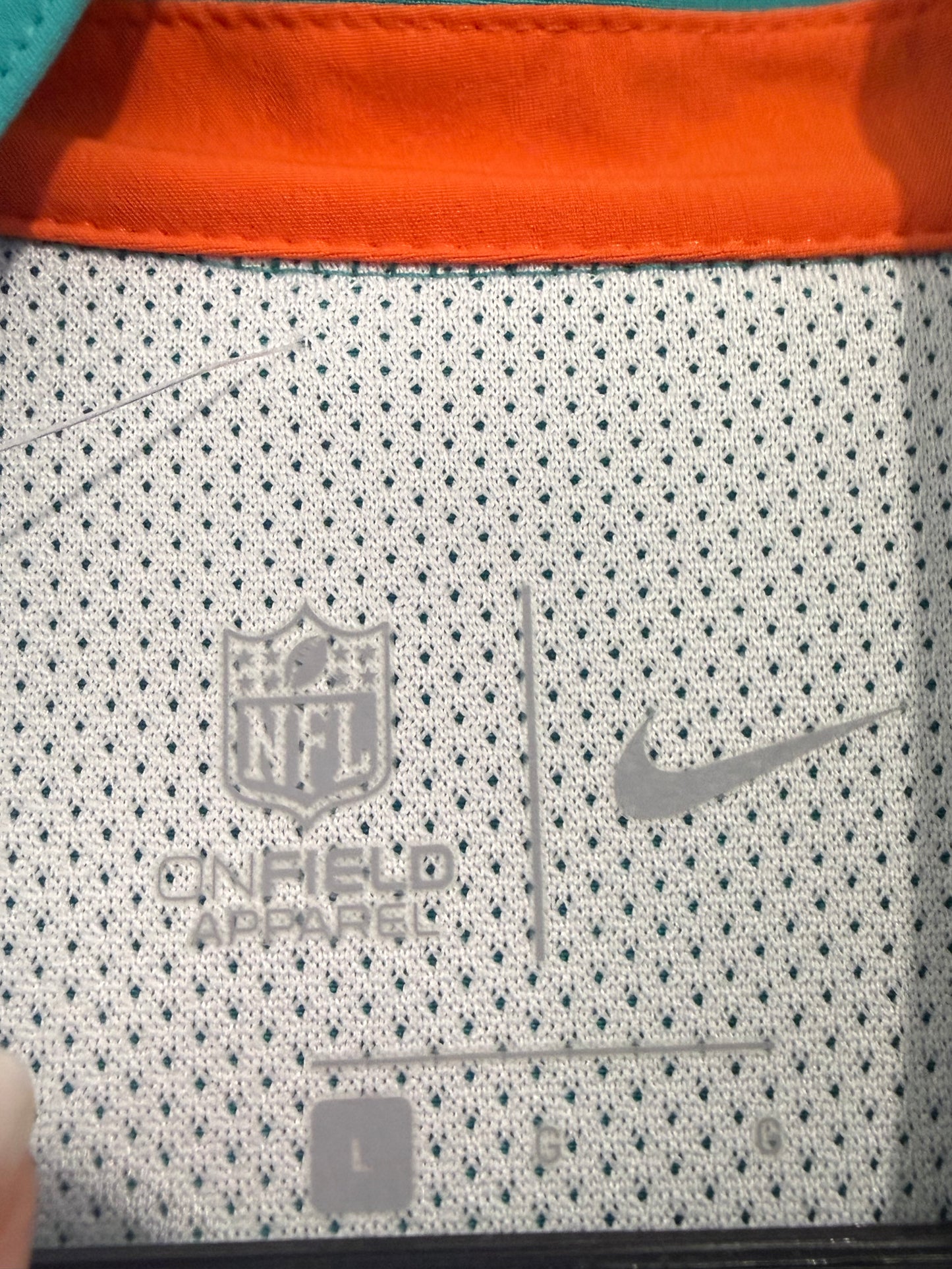 Vintage Y2K Miami Dolphins Nike x NFL 1/4 zip shell jacket. Size Large. USA