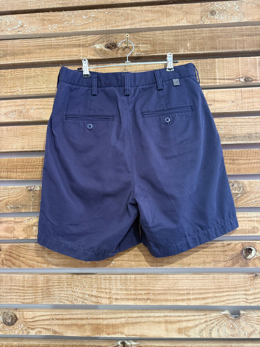 Vintage 90s Nike Golf chino cotton shorts. 35” waist. Blue. Golf/summer/holiday.