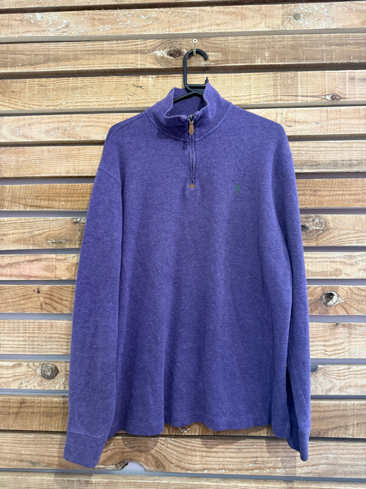 Vintage 90s Ralph Lauren 1/4 zip sweater/ sweatshirt. Size Large.