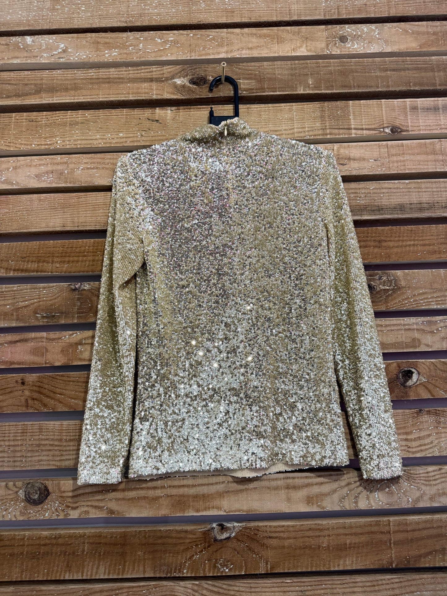 BNWT Tory Burch sequin turtle neck top. Christmas/ party. Size XS.