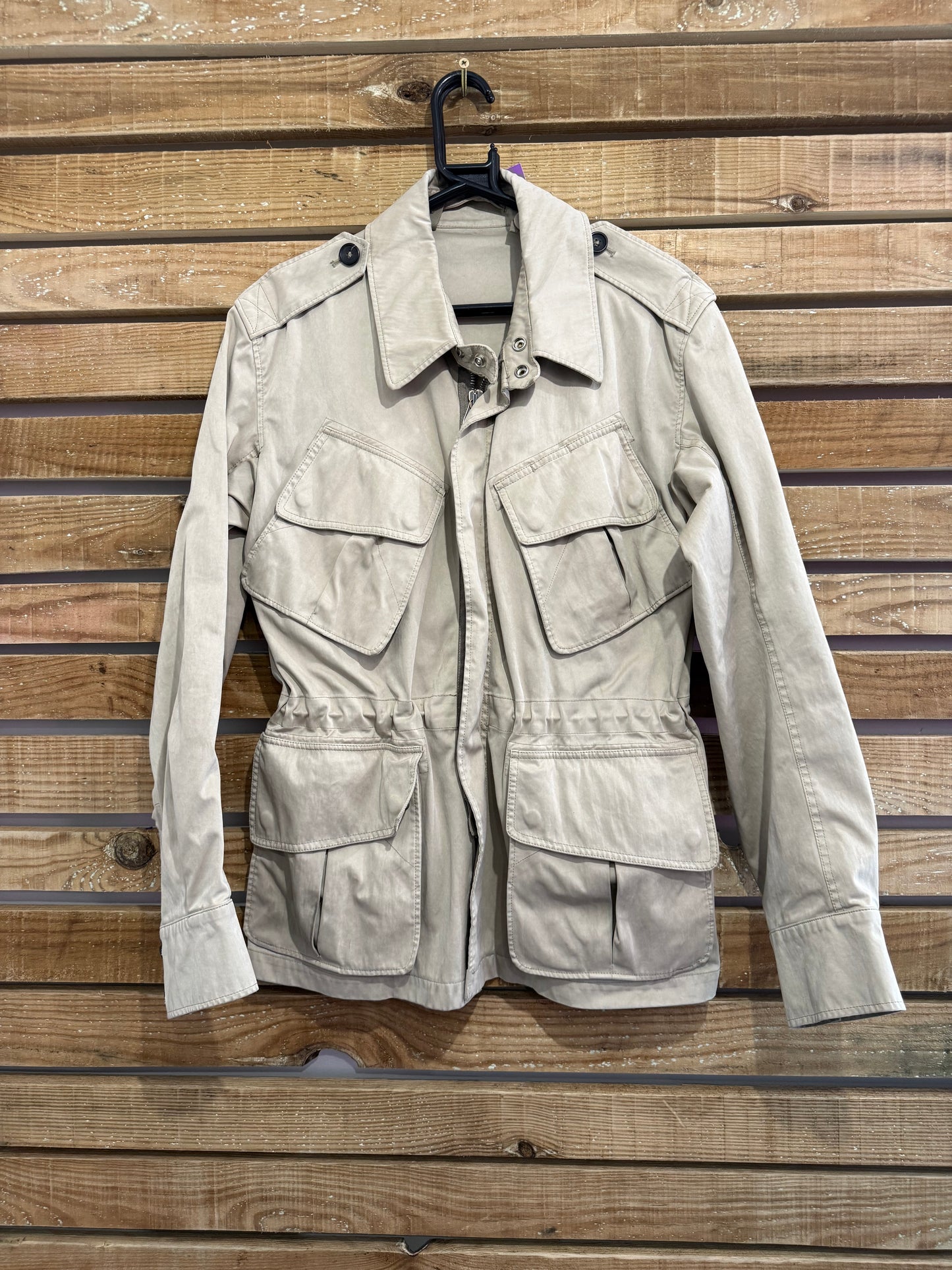 RARE Ten C Parachute Jacket/ Field Jacket. Beige. Size small.