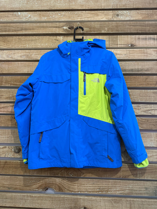The North Face Boundary Triclimate Waterproof Outdoors Jacket. Blue. Size XL boys. Small adult too. Ski/ winter