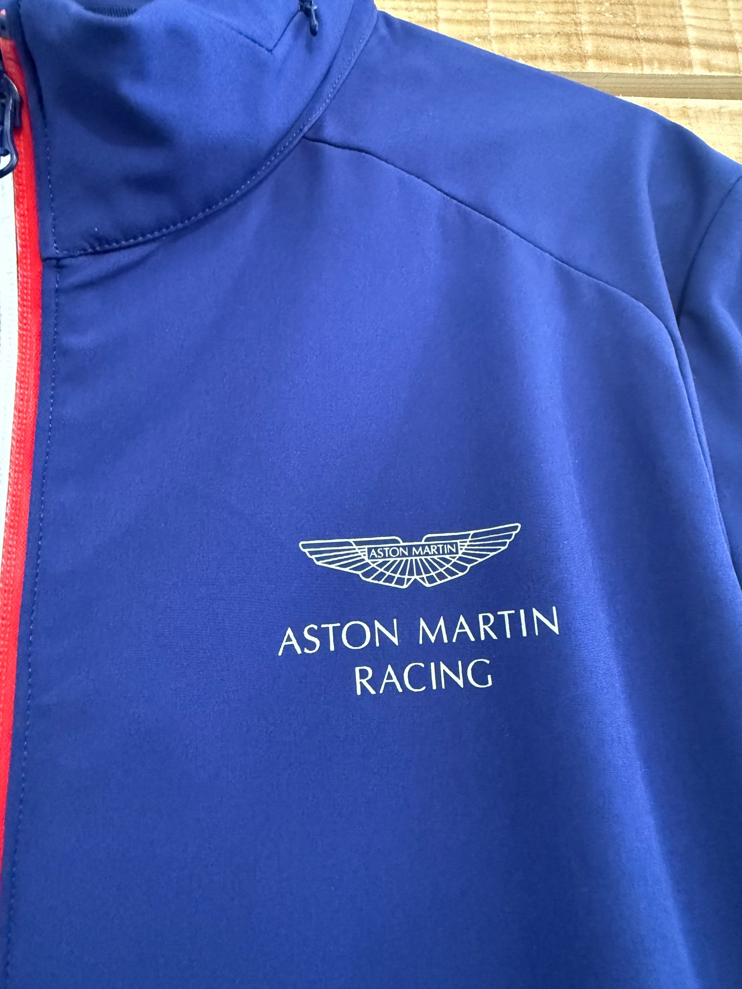 Aston Martin x Hackett racing jacket. GT Pro. F1. Size Large. Blue