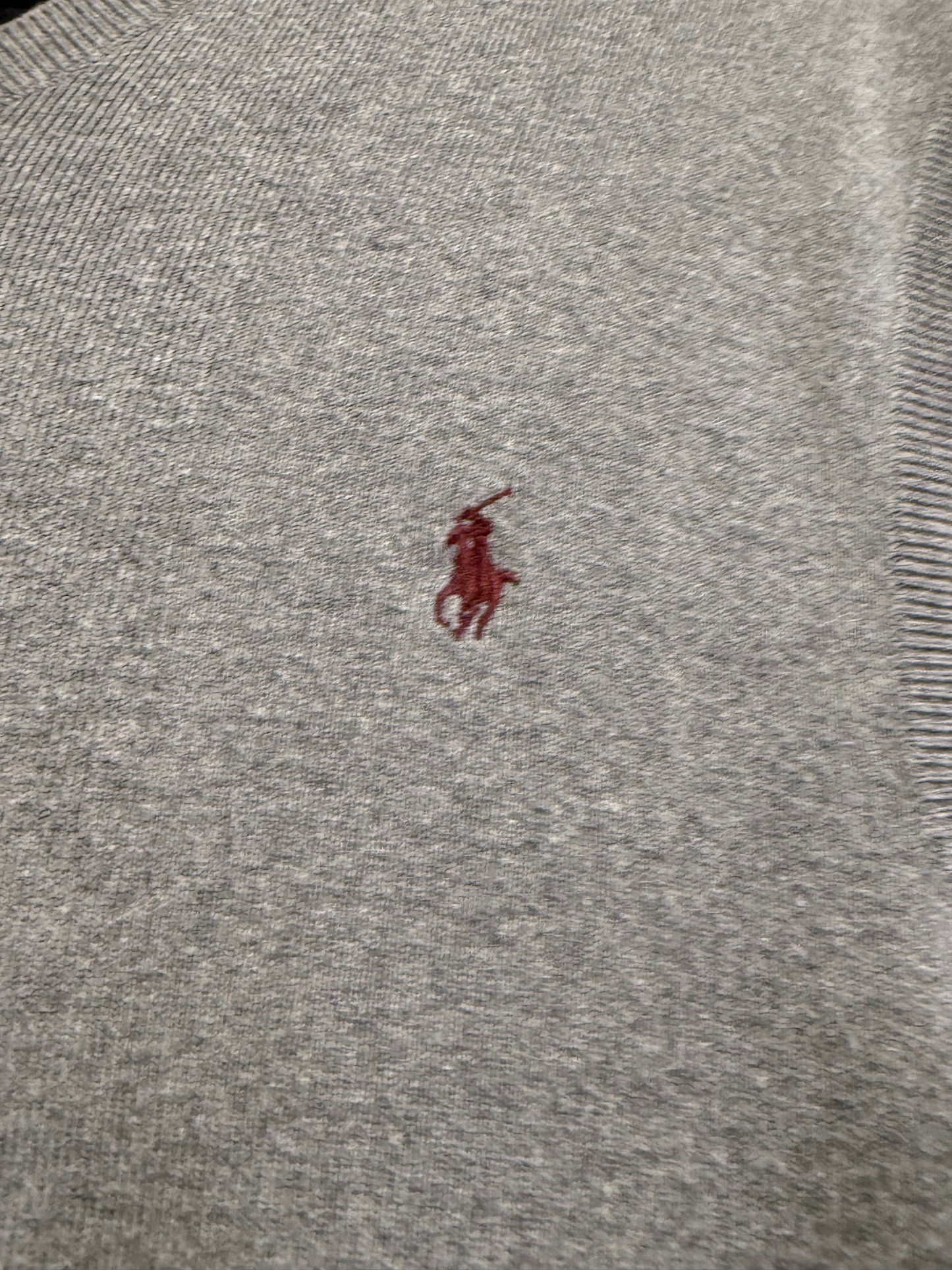 Vintage Y2K Ralph Lauren knitted vest jumper/ sweater. Grey. Size small.