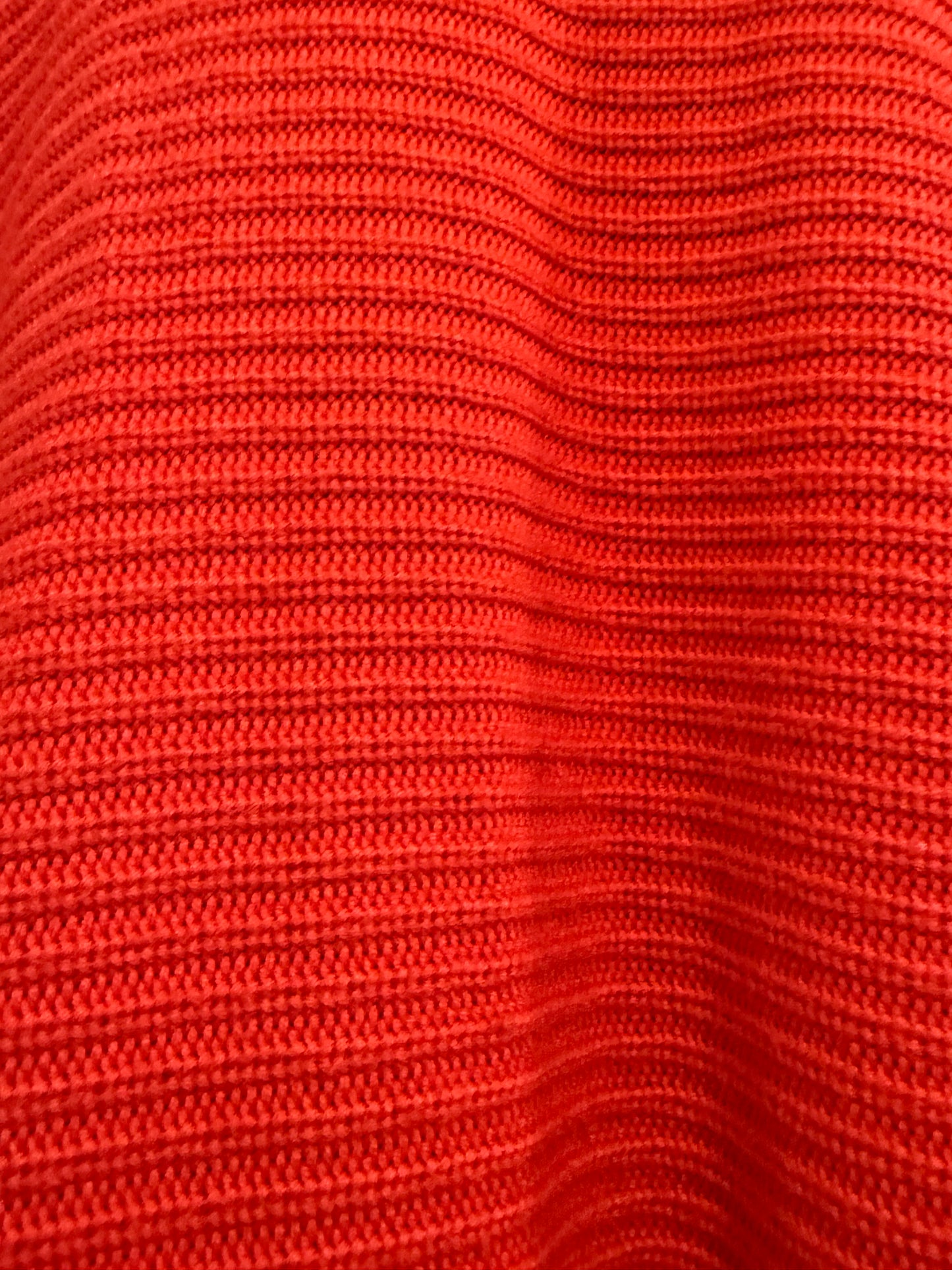 Vintage 90s Carlo Colucci Knit Red Cable Knit Jumper. Size XL