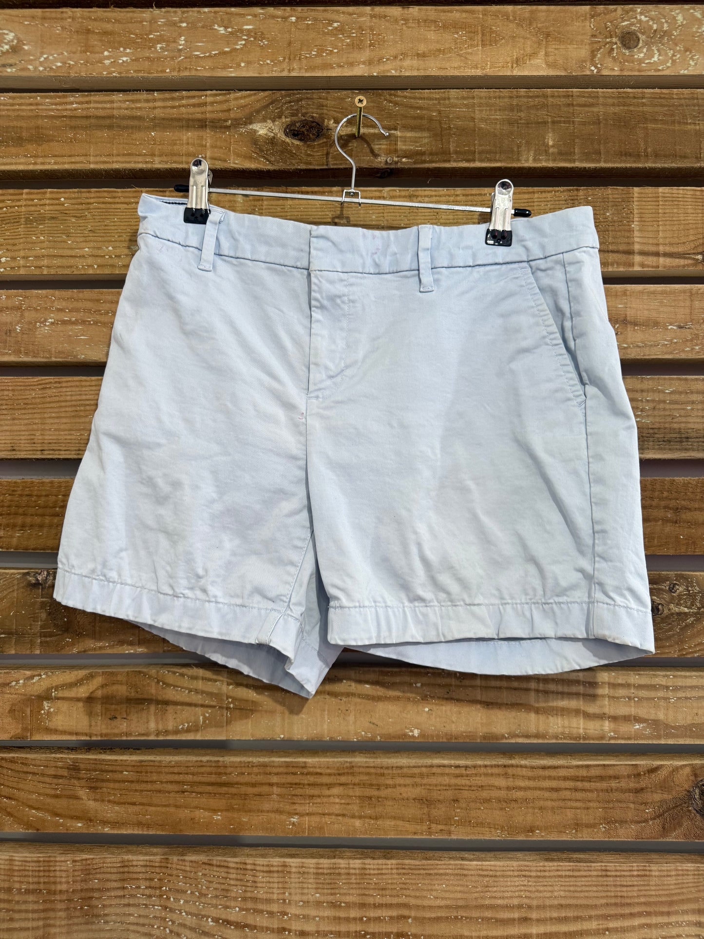 Vintage Y2K Tommy Hilfiger light blue shorts. Size 8