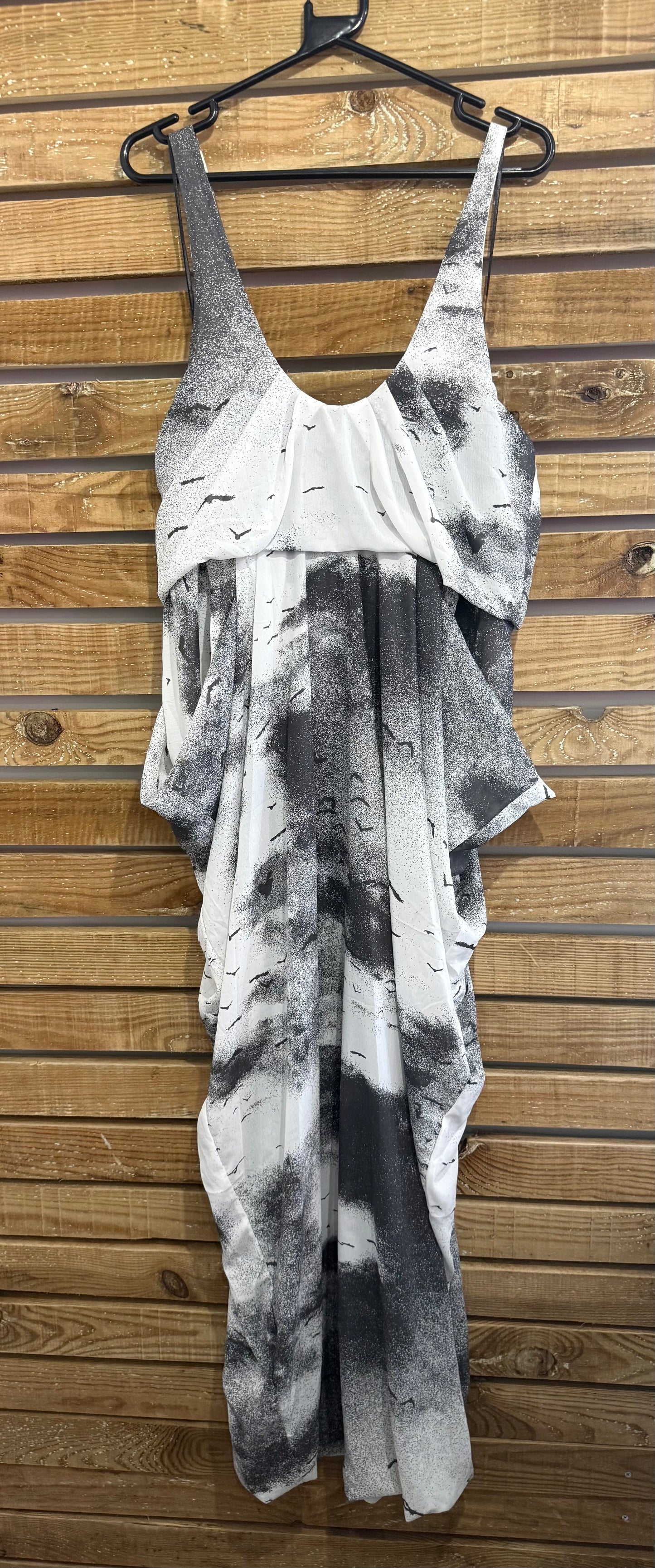 WeSC printed draped maxi dress. Summer/evening/wedding. Size small.