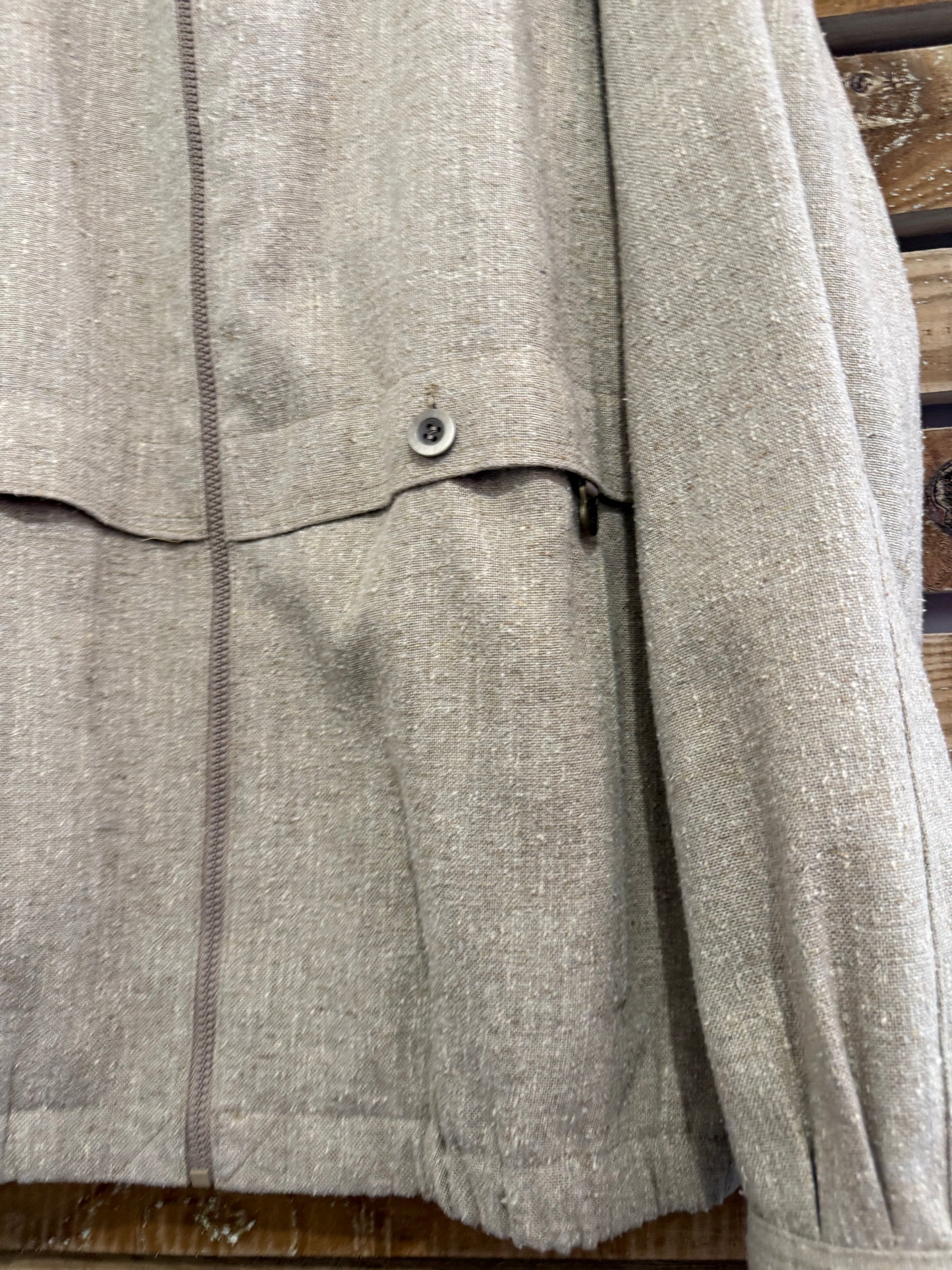 John Slim vintage style 50s jacket. Beige. Rockabilly/ western. Size Large.