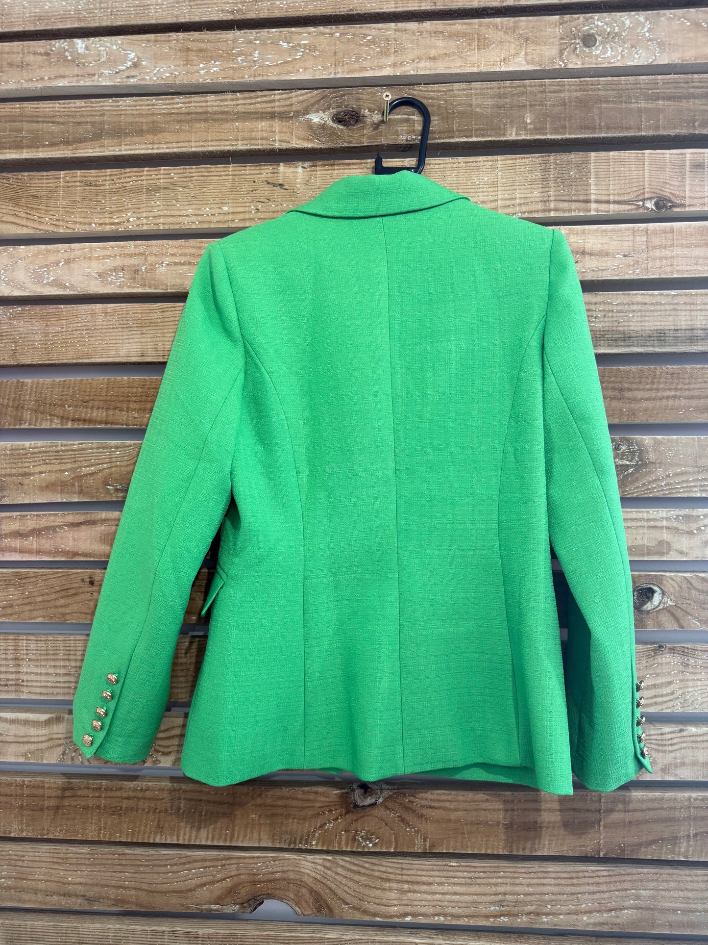 Vintage 90s double breasted jacket. Gold buttons. 70s style. Size Large.