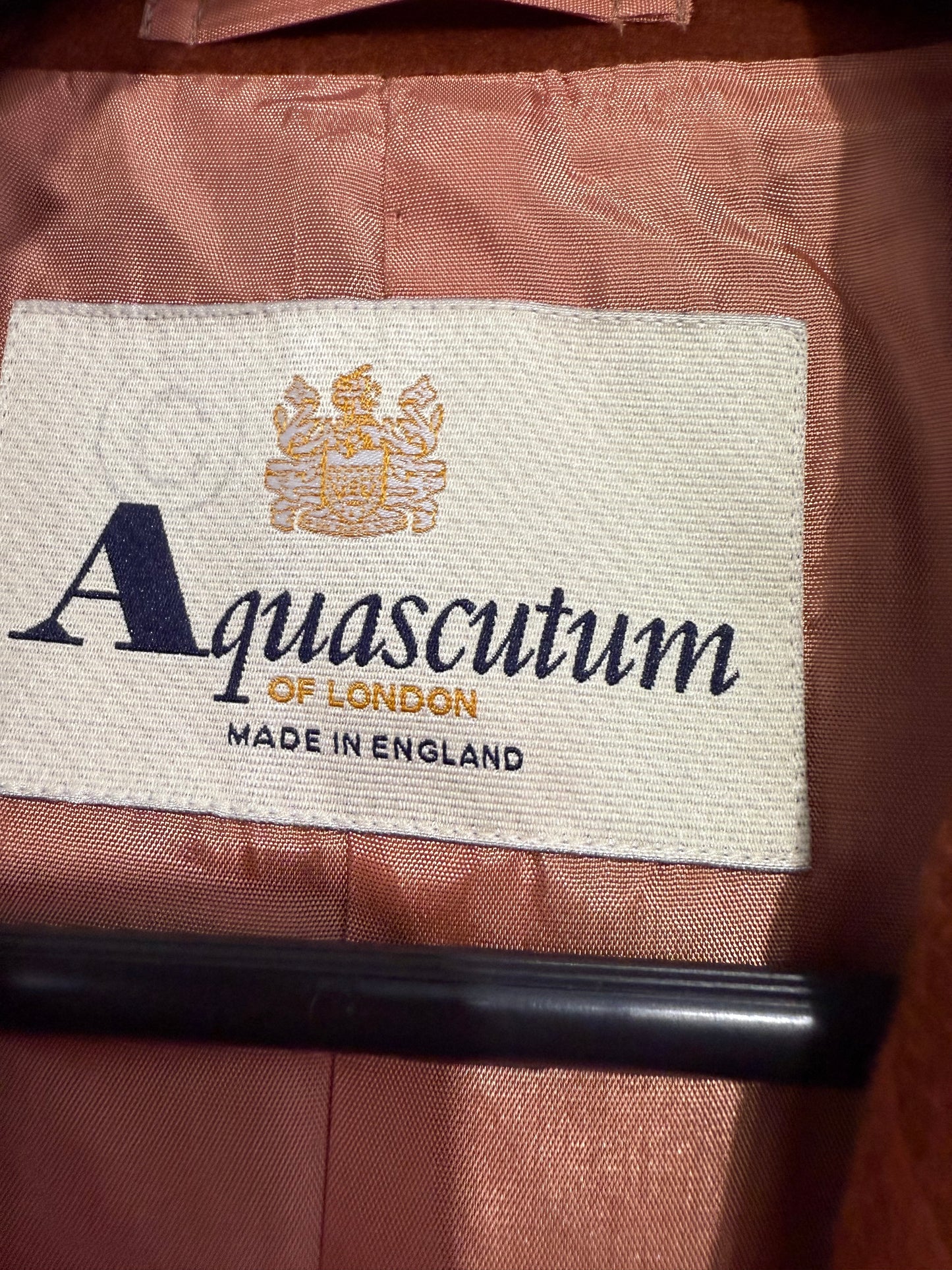 Vintage 80s Aquascutum double breasted button up jacket/ coat. Size 10.