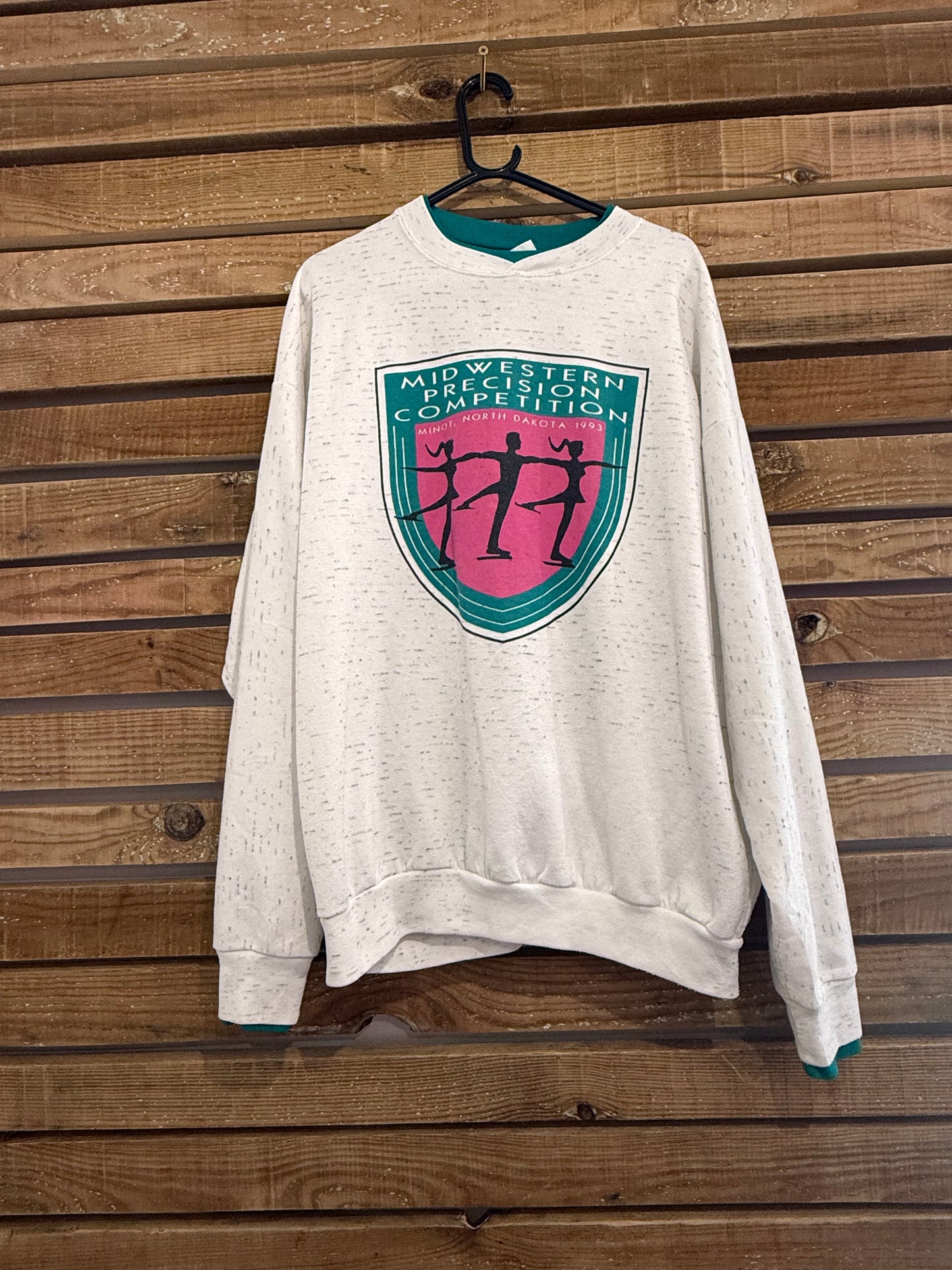 Vintage 80s Midwestern print Motif Sweater/ Sweatshirt. Size XL. USA