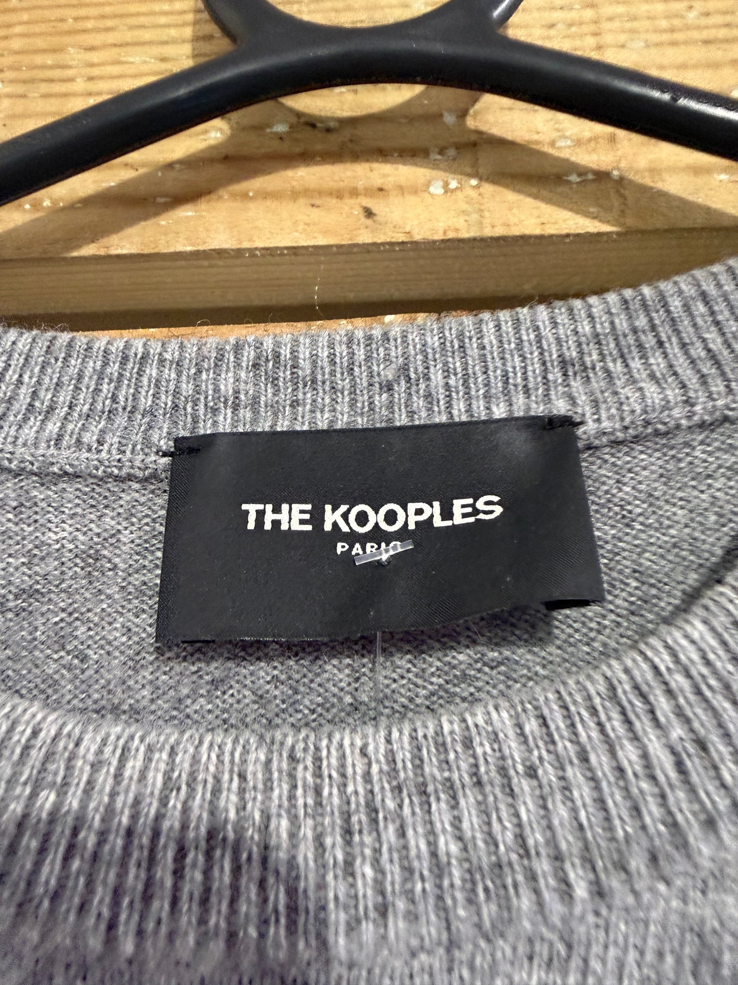 The Kooples skull motif wool & cashmere jumper/ sweater. Grey. Size Small.