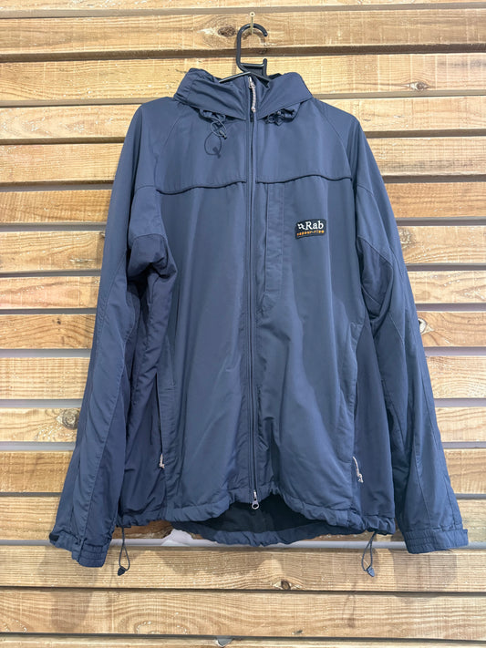 Rab Vapour-rise Waterproof Outdoors Jacket. Hiking. Black. Size XXL