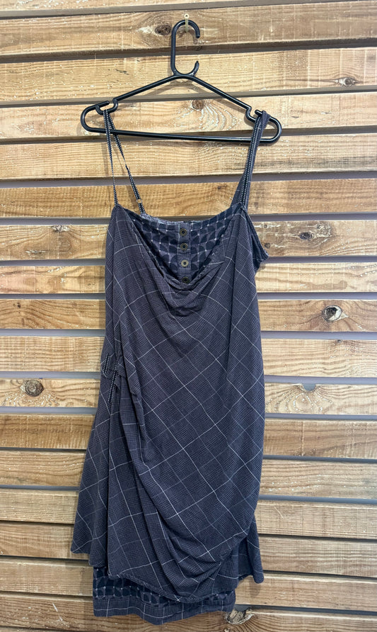 Vintage Y2K mais il est où le 
soleil? Draped dress. Size UK10. Summer/ holiday/ beach.